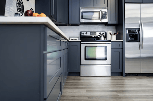 Cyber Grey Custom Kitchen Cabinets