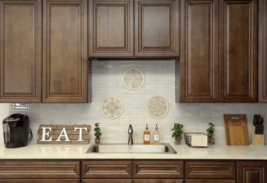 Dark Caramel Modern Kitchen Remodel