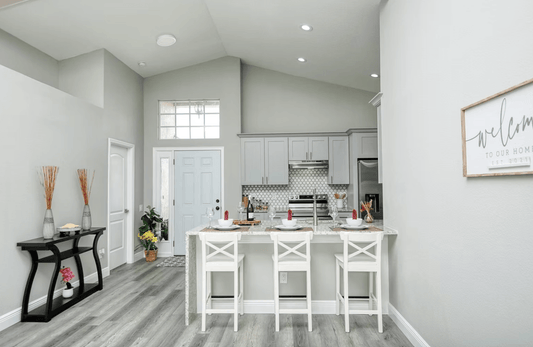 Dove Gray Custom Kitchen Cabinets