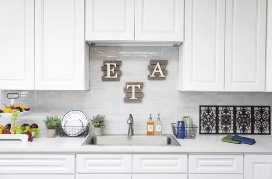 Glacier White Soft Close Cabinets
