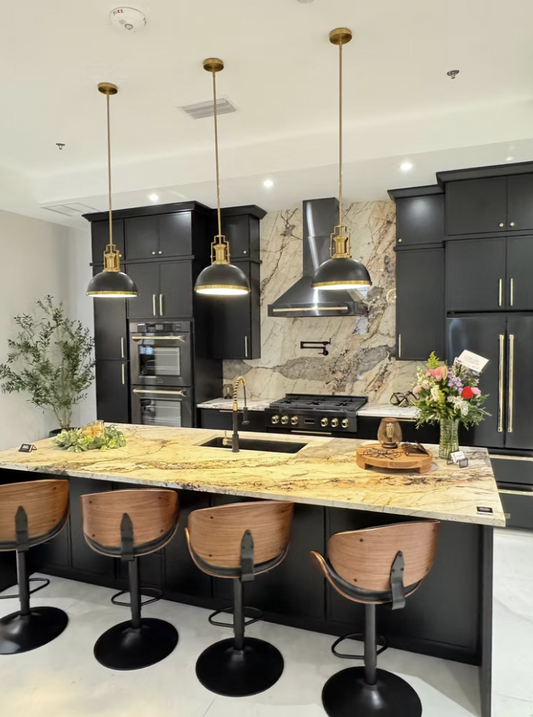 Slim Shaker Ebony Kitchen Island