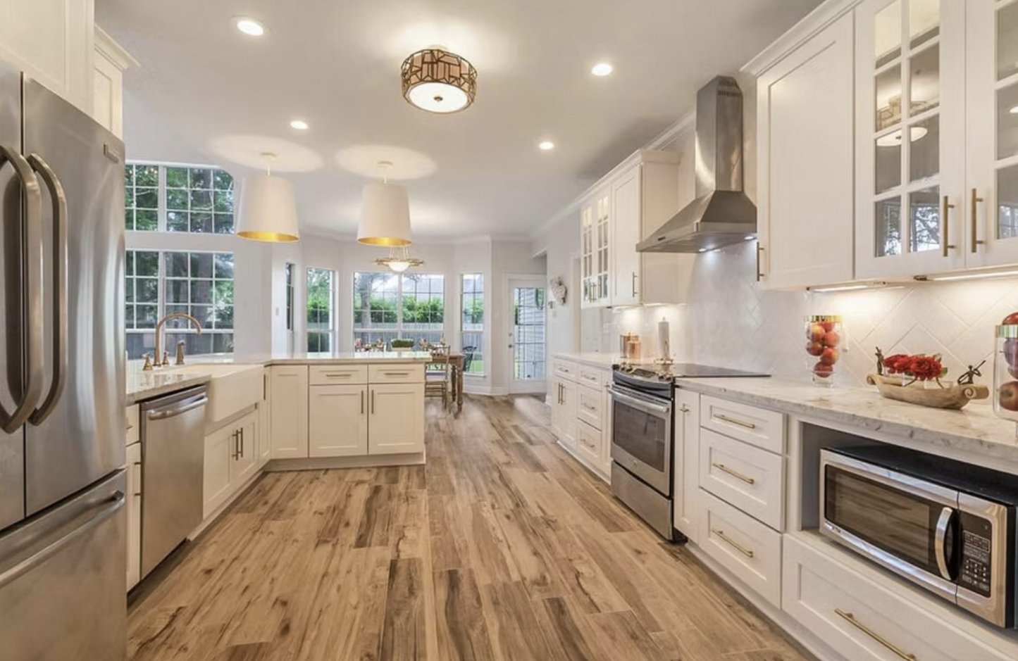 White Shaker Cabinet Remodel