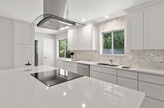 White Shaker Kitchen Cabinets - Joplin, MO